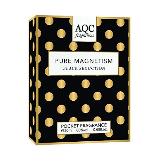 AQUARIUS aqc fragrances pure magnetism black seduction 20