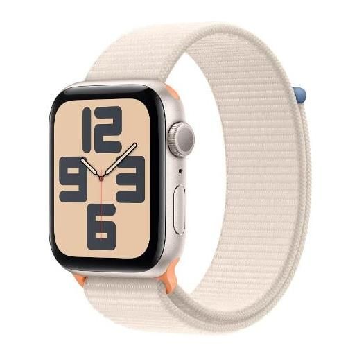 Apple smartwatch Apple watch se gps 44mm cassa in alluminio con cinturino sport loop galassia [mre63]