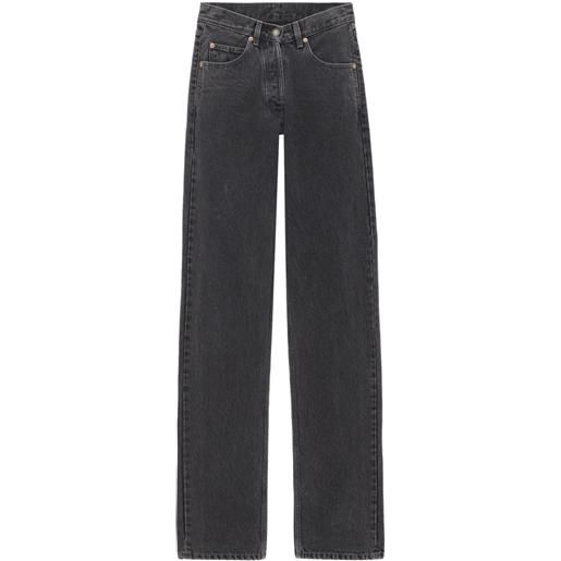 Saint Laurent jeans a gamba ampia - nero