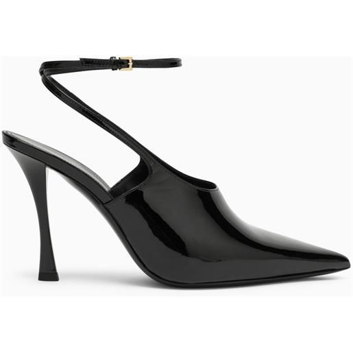 Givenchy slingback show nera in vernice