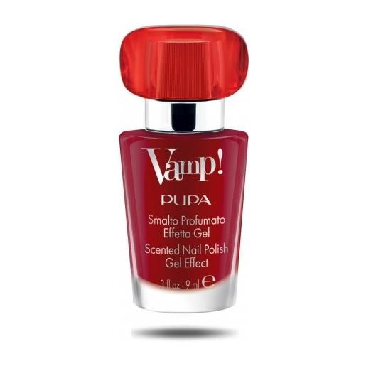 Pupa vamp!- smalto profumato effetto gel fragranza rossa n. 204 passionate red