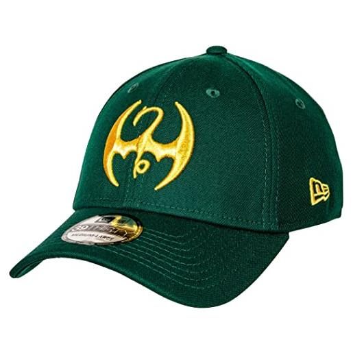 New Era iron fist dragon symbol 39thirty - cappello aderente, verde, s/m