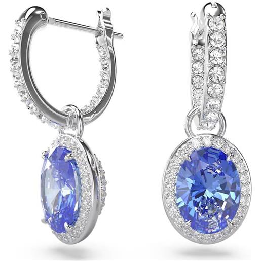 SWAROVSKI orecchini constella, blu, taglio oval, placcatura rodio 5671817