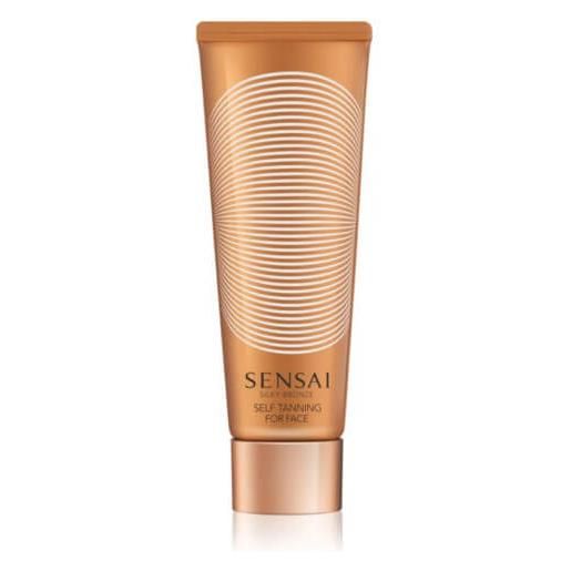 Sensai crema viso gel autoabbronzante silky bronze (self tanning for face) 50 ml