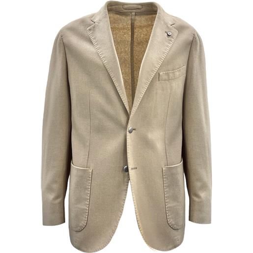 L.B.M 1911 - giacca misto cachemire beige