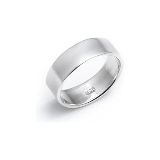 Silverly anello uomo argento. 925 unisex fascia pollice 7 mm
