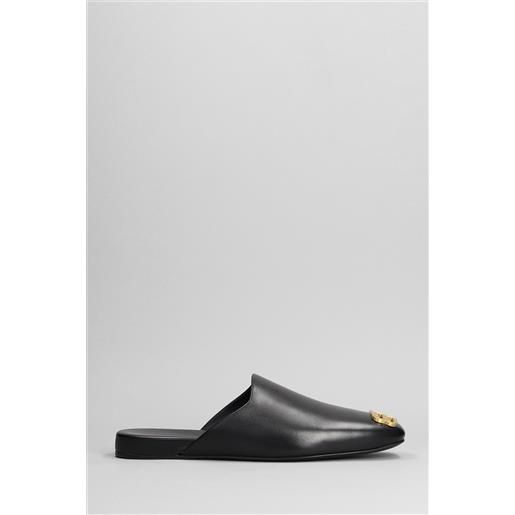 Balenciaga slipper-mule cosy new bb in pelle nera