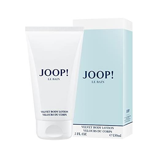 Joop!Le bain body lotion for her, ricca lozione per il corpo in velluto con profumo floreale e fruttato, 150 ml
