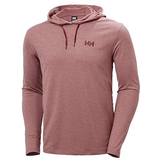 Helly Hansen uomo felpa verglas con cappuccio leggera, m, ebano