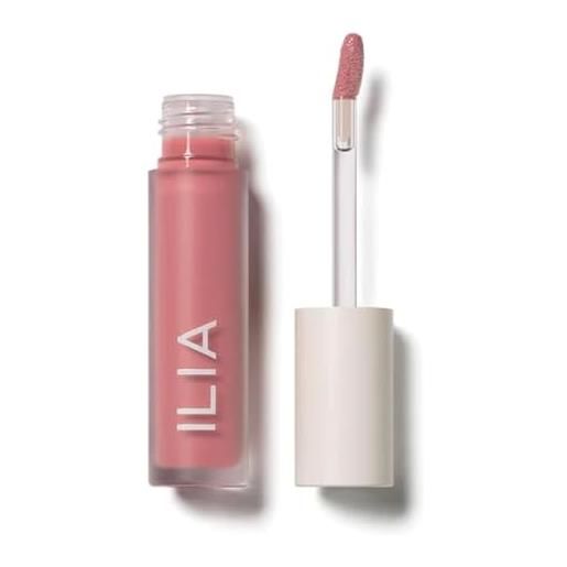 ILIA - balmy gloss tinted lip oil | non tossico, cruelty-free, bellezza pulita (petali | rosa tropicale)