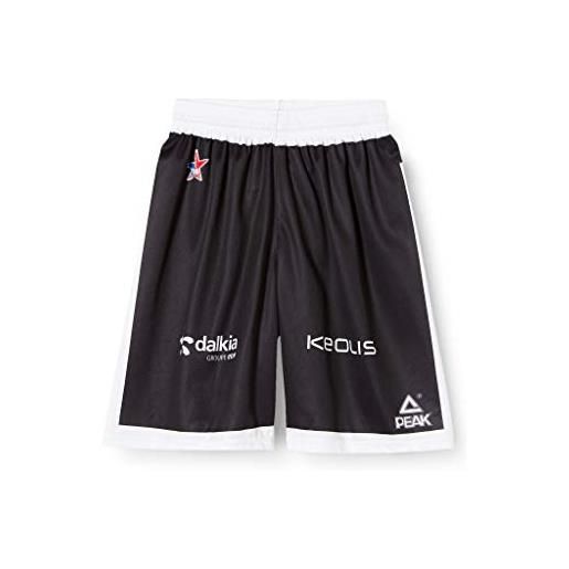 ASVEL ldlc - pantaloncini ufficiali da basket 2019-2020, da bambino, bambini, short_ext, nero, fr: xs (taille fabricant: 14 ans)