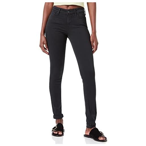 Replay jeans luzien skinny fit hyperflex da donna con elasticità, bianco (white 120), w25 x l32
