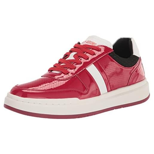 Stacy Adams sneaker cashton con lacci, scarpe da ginnastica uomo, brevetto rosso, 44.5 eu