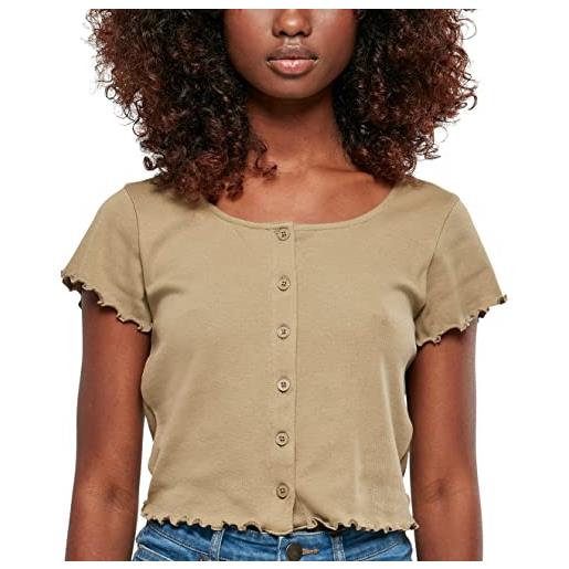 Urban Classics maglietta a maniche corte da donna, t-shirt, donna, nero, l