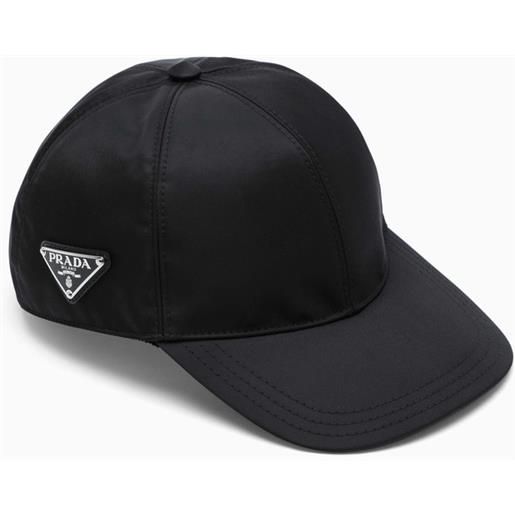 Prada cappello da baseball nero in nylon