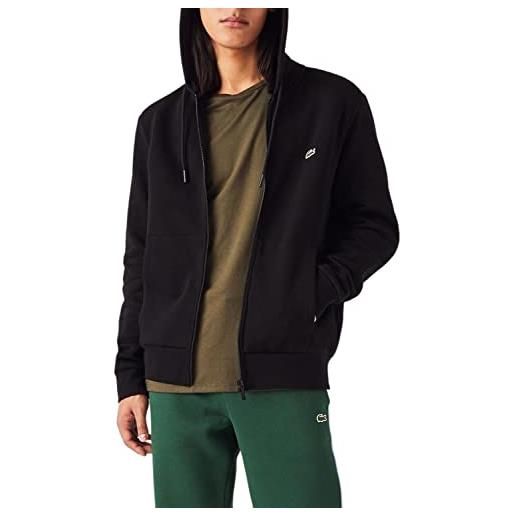 Lacoste sh9626 felpe, nero, xxl uomo