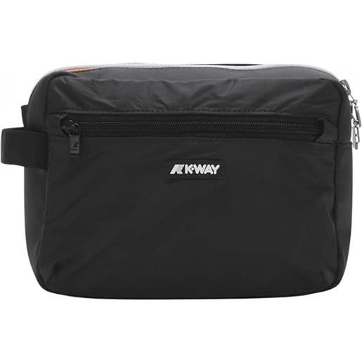 K-Way beauty case da viaggio k way demu black pure usy