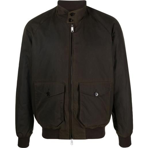 Baracuta giacca con zip - verde