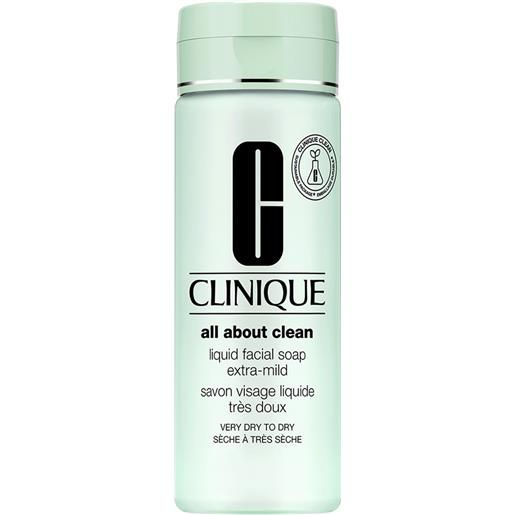 CLINIQUE liquid facial soap extra-mild step 1 pelli secche detergente 200 ml