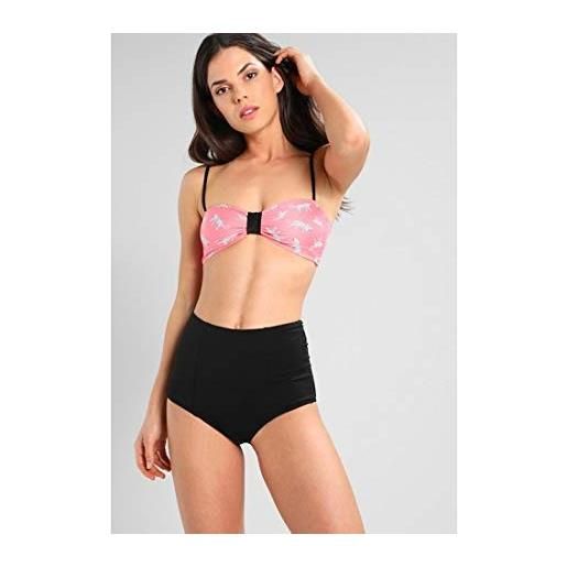 Pistol Panties chelsea-bow top & high waist bikini bottoms coordinato, multicolore (pink leopard 050), a (taglia produttore: uk 10) donna