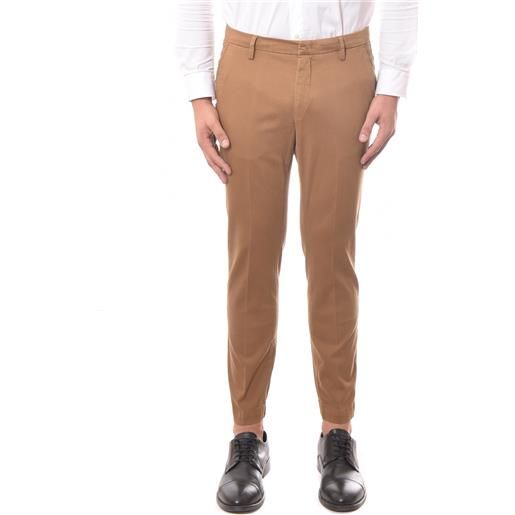 GABARDINE pantalone ocra tasca america