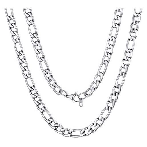 ChainsPro collana a catena in argento 16,18,20,22,24,26,28,30 pollici