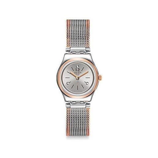 Swatch orologio analogueico quarzo donna con cinturino in acciaio inox yss327m