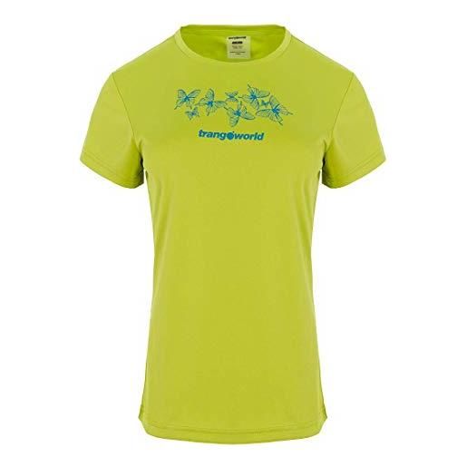 TRANGOWORLD taya - maglietta da donna, donna, maglietta, pc008325-350-2xl, verde acido, xxl