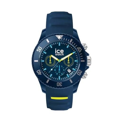 Ice-watch - ice chrono blue lime - orologio blu unisex con cinturino in plastica - 021426 (medium)