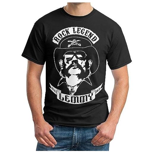 opinion lemmy t-shirt - lemmy kilmister - tribute - mens t-shirt black camicie e t-shirt(xx-large)