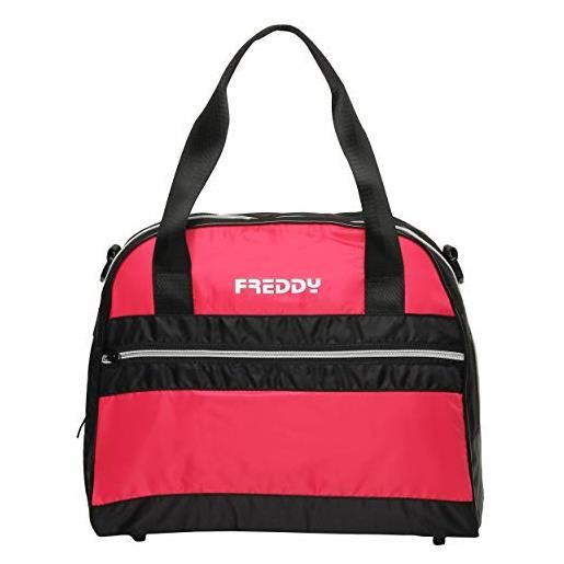 FREDDY bowling bag ultraleggera in tessuto tecnico con fondo rinforzato - collezione a/i 2017 - fuxia-nero - unica