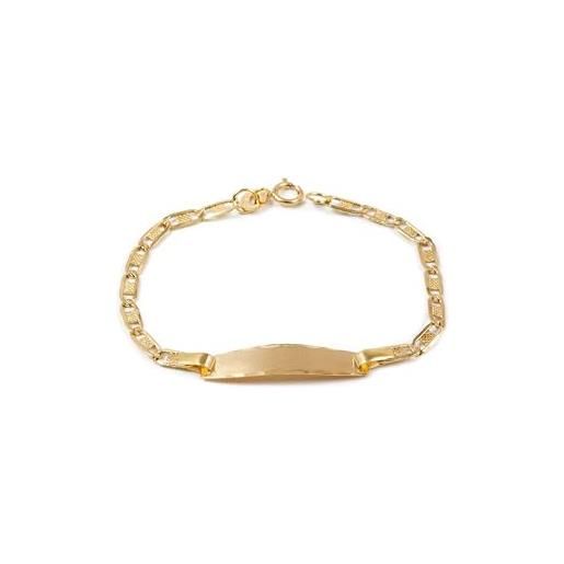 Monde Petit bracciale per bambini - oro giallo 18k (750) - scatola regalo - certificato di garanzia