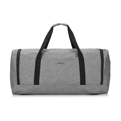 WITTCHEN borsa da viaggio collezione office pratica e multifunzionale, grigio. , große tasche, borsa grande