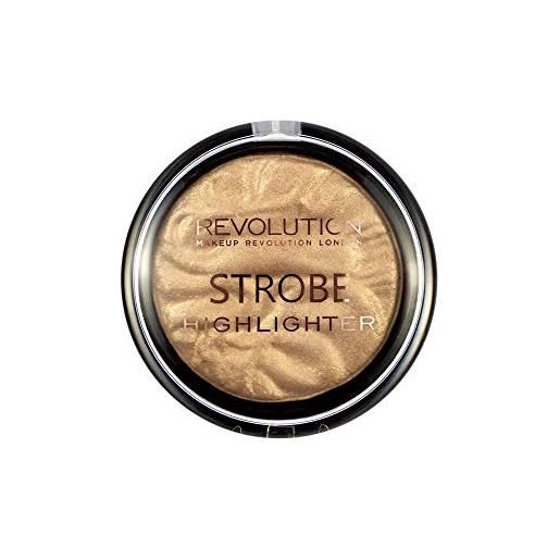 Makeup revolution strobe high lighter gold addict, 8 g