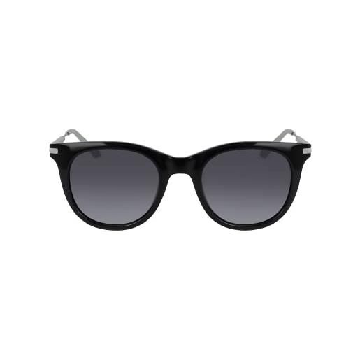 Calvin Klein Jeans calvin klein ckj19701s sunglasses, 002 shiny black, taglia unica unisex