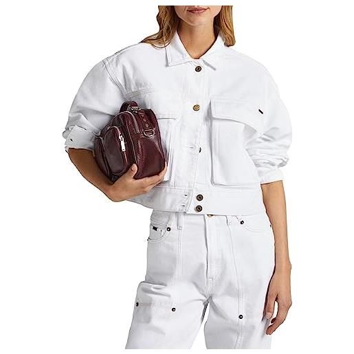 Pepe Jeans frankie, giacca donna, bianco (denim), xl