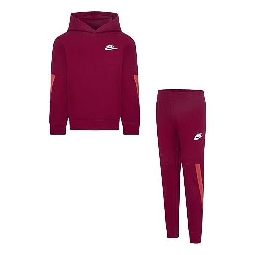 Nike kids 86l157 french terry set 6-7 years