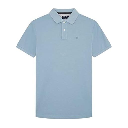 Hackett London slim fit logo maglietta polo, blu (navy), xl uomo