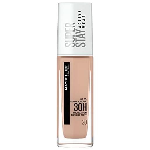 Maybelline superstay activewear 30h foundation 20-cameo 30 ml