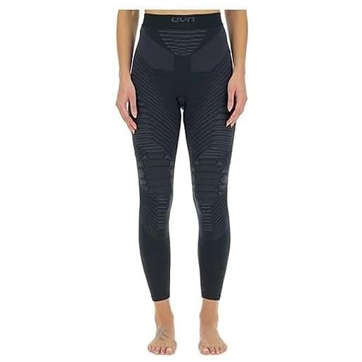 UYN lady resilyon uw pants long, black/anthracite, s-m lungo