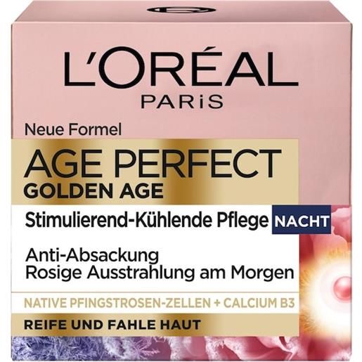 L'Oréal Paris cura del viso giorno e notte crema da notte stimolante rinfrescante golden age