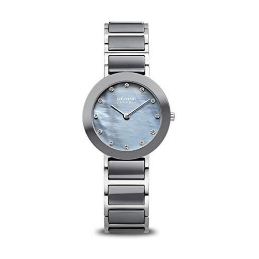 BERING donna analogico quarzo ceramic orologio con cinturino in acciaio inossidabile/ceramica cinturino e vetro zaffiro 11429-789