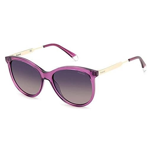 Polaroid pld 4131/s/x sunglasses, b3v/xw violet, 57 women's