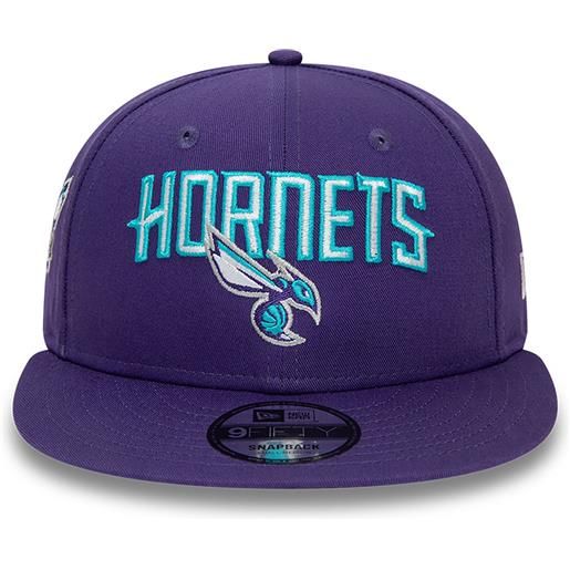 NEW ERA cappellino nba patch 9fifty charlotte hornets