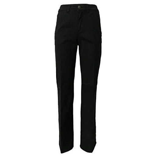 ATELIER CIGALA'S pantalone nero mod 16-230 chino flare trs03 made in italy (usa 31 - it 45)