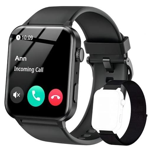 Tipmant Smartwatch, Orologio Smartwatch Uomo Impermeabil IP68 Smartwatch  Pressione Sanguigna con Contapassi SpO2 Sonno Cardiofrequenzimetro da  Polso, Orologio Fitness Uomo Smart Watch per Android iOS : : Moda