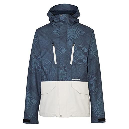 ARMADA aspect snowboard, giacca uomo, blu/grigio, xl eu