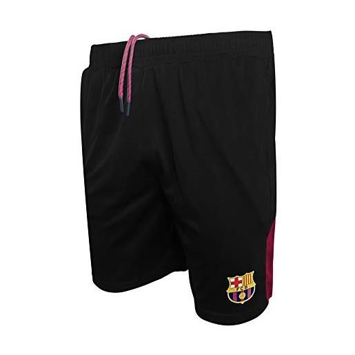 Icon Sports pantaloncini da calcio da uomo international. , uomo, fcb03sh-k, nero, s