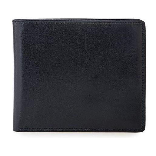mywalit rfid large men's wallet with britelite, accessori da viaggio-portafogli unisex-adulto, nero-blu, talla única