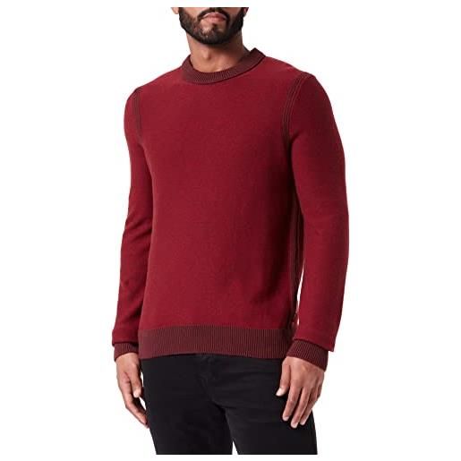 BOSS amodoro knitted_sweater, rosso scuro, xxl uomo